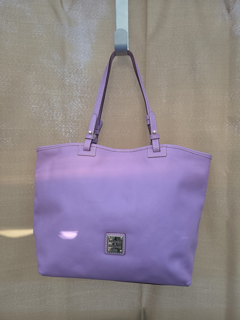 Dooney & Bourke Lavender Leather Tote